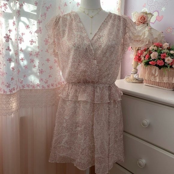 TED BAKER LONDON  Evelyna Printed Woven Mini Dress - Picture 4 of 7